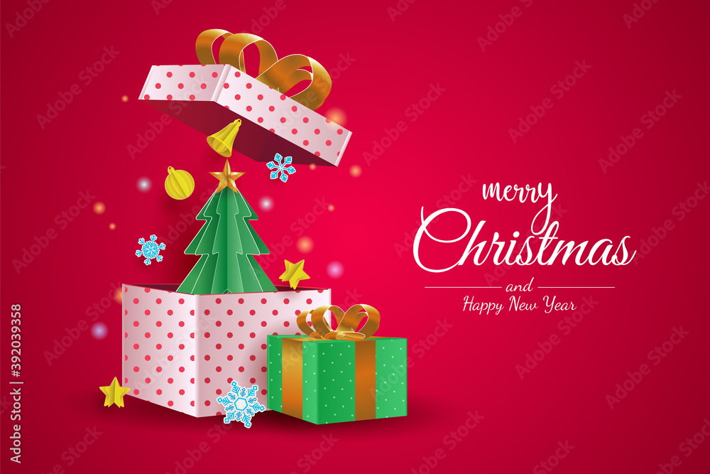 Merry Christmas and happy new year background greeting card Merry Christmas and happy new year background greeting card