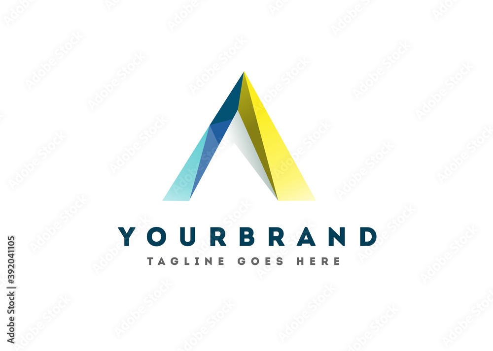 creative Letter A colorful logo icon design template elements creative Letter A colorful logo icon design template elements
