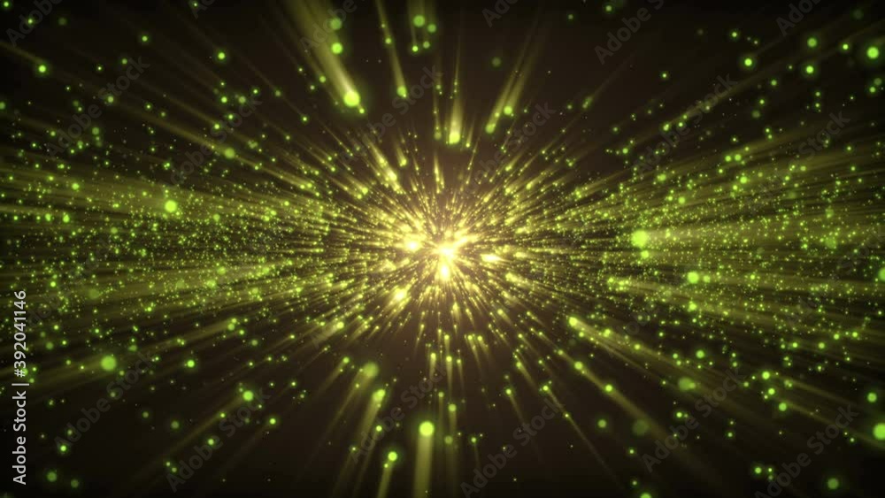 Green Flying Particles Background 4K Green Flying Particles Background 4K