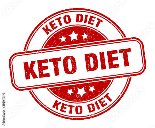 keto diet stamp. keto diet label. round grunge sign