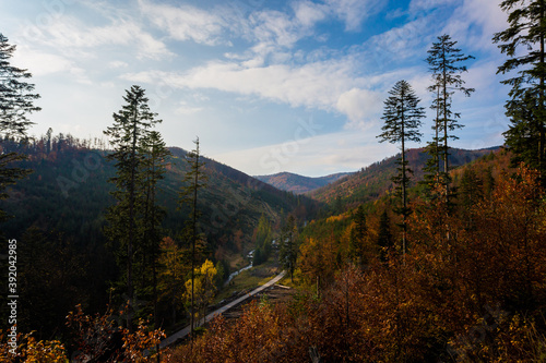 Fototapeta Naklejka Na Ścianę i Meble -  Autumn mountain landscape Wielka Racza