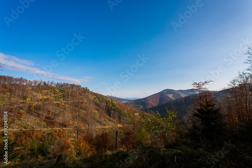 Fototapeta Naklejka Na Ścianę i Meble -  Autumn mountain landscape Wielka Racza