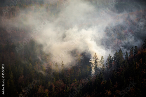 Autumn mountain landscape Wielka Racza