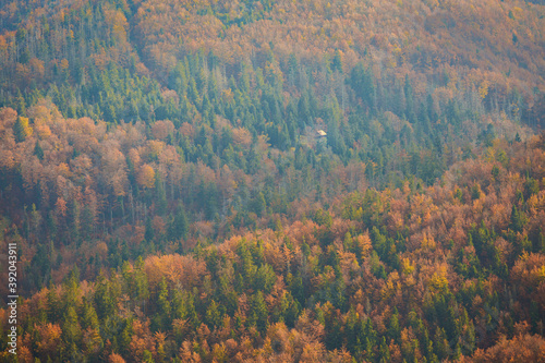 Fototapeta Naklejka Na Ścianę i Meble -  Autumn mountain landscape Wielka Racza