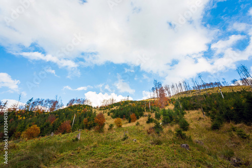 Fototapeta Naklejka Na Ścianę i Meble -  Autumn mountain landscape Wielka Racza
