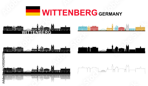 Wittenberg  Germany Skyline