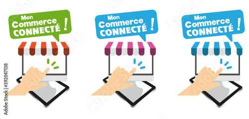 Mon commerce connecté, magasin de vente en ligne