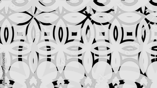 Sacred geometry looping background pattern seamless loop of seed of life or animated flower of life vfx overlay pattern blur.