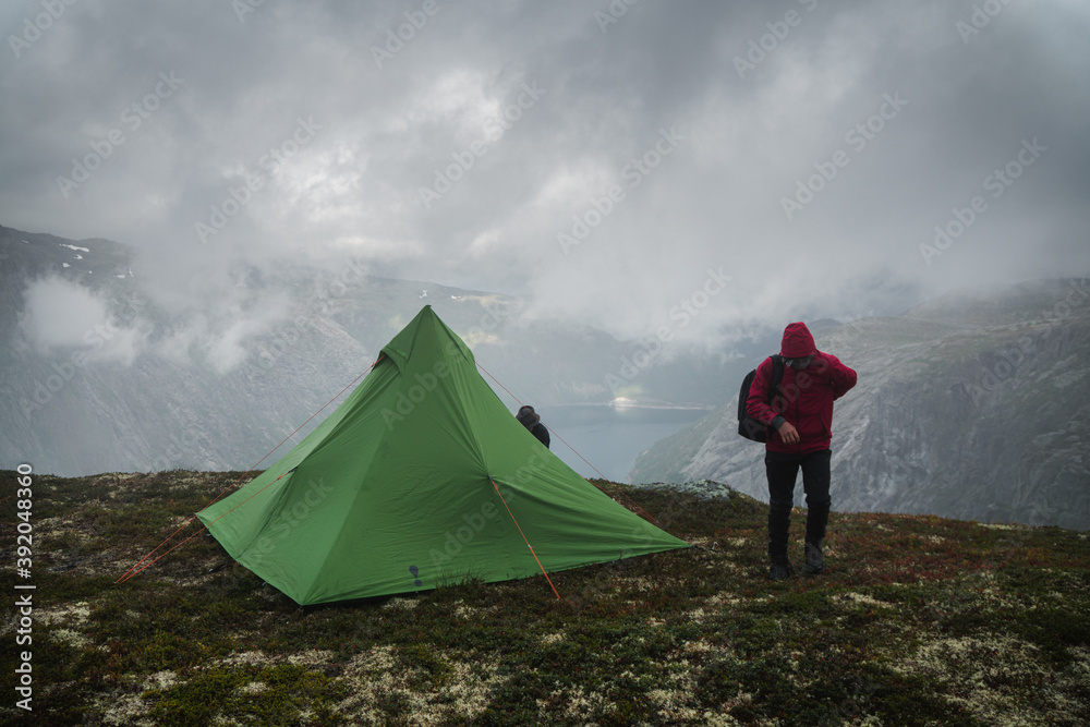 Fototapeta premium Norway adventure and landscape