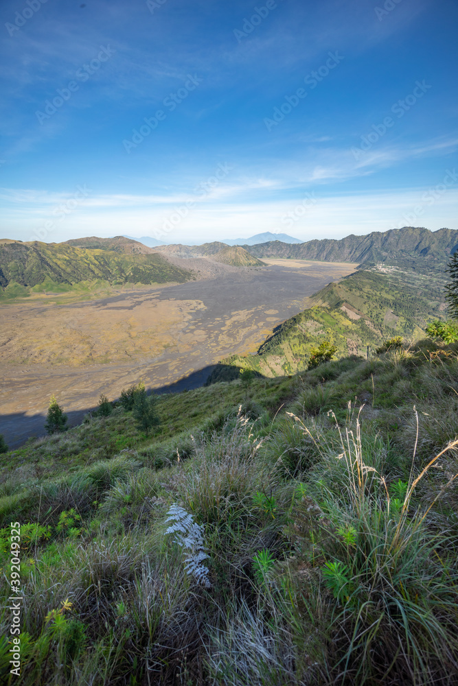 Mount Bromo from Pundak Lembu viewpoint in Bromo tengger semeru national park Mount Bromo from Pundak Lembu viewpoint in Bromo tengger semeru national park