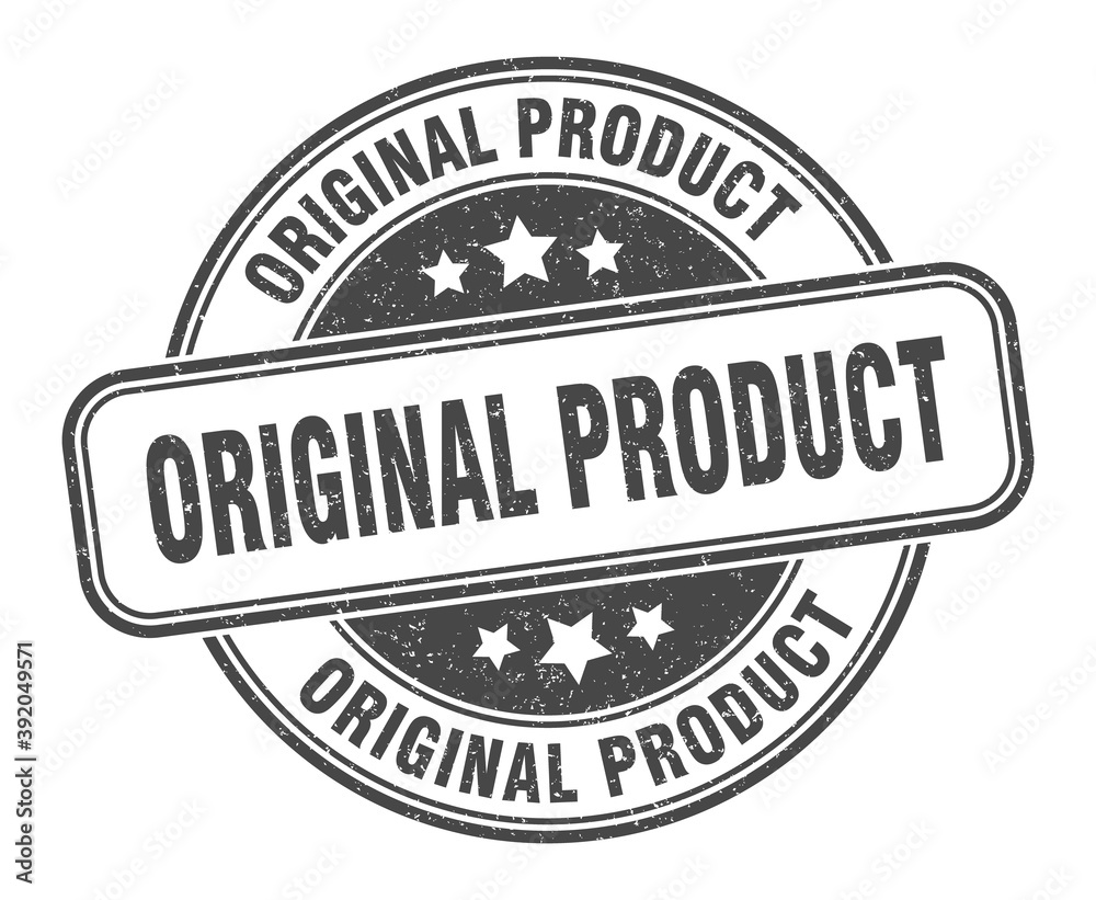 Fototapeta premium original product stamp. original product label. round grunge sign