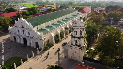 Vigan Cathedral. This structure depicts the remnants left by the spaniards during thier reign in the Philippines. St. Paul Cathedral in the UNESCO World Heritage Site, Vigan Northern Luzon, Philippine