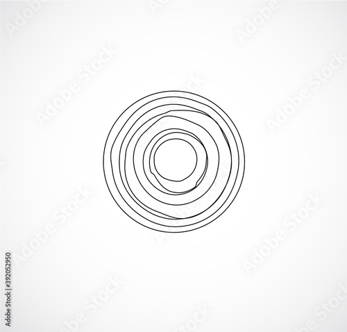 vector hand drawn circles using sketch drawing scribble circle line photo