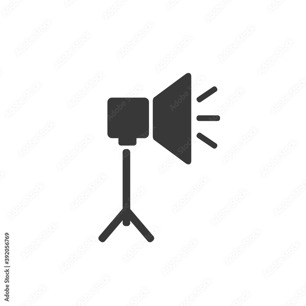 Studio light icon. Vector in modern flat style