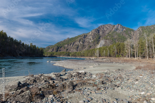 Katun river in Altai mountains