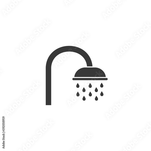 Shower icon in flat style Vector modern flat style