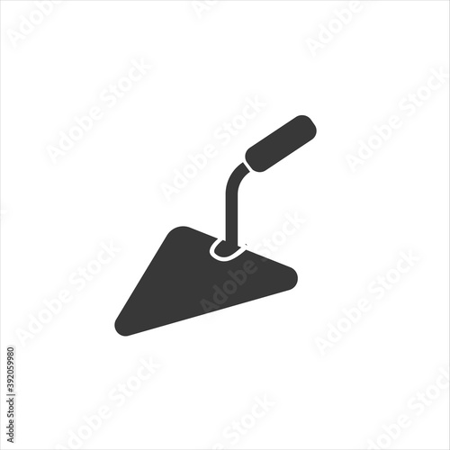 Trowel building icon vector illustration modern flat style