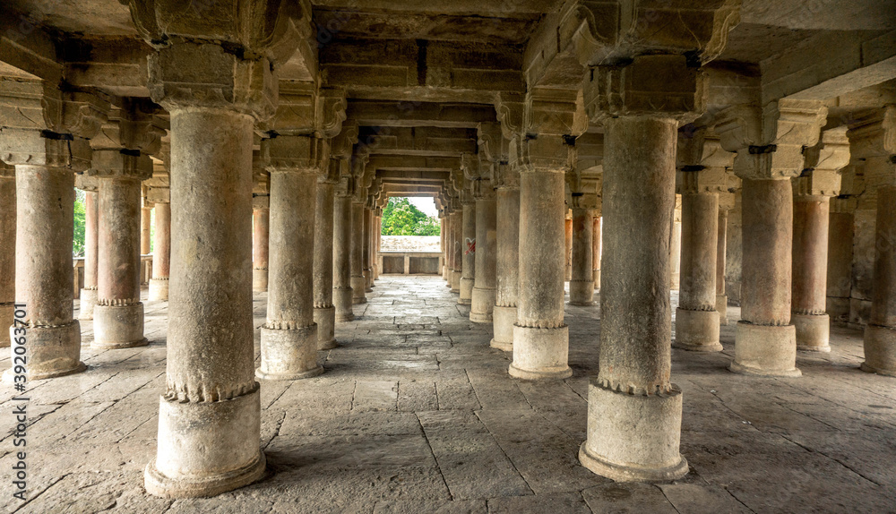 Fototapeta premium Fort Gwalior and Mans Singh Palace, India