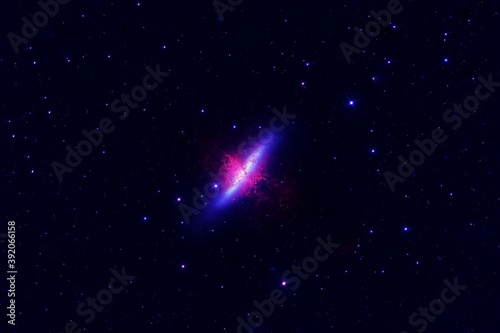 Fototapeta Naklejka Na Ścianę i Meble -  A beautiful bright galaxy in deep space. Elements of this image furnished by NASA