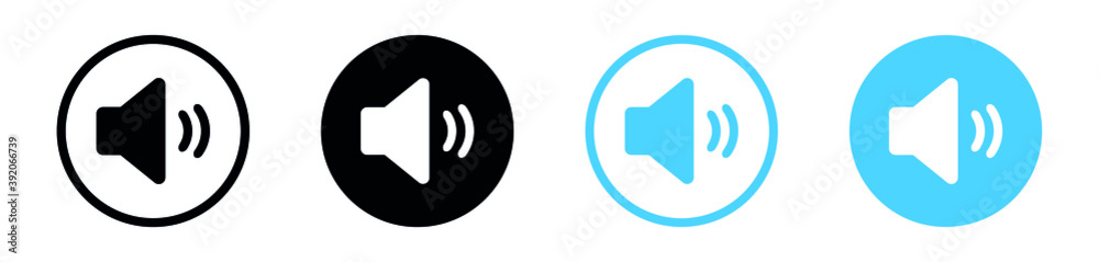 Speaker icon / Volume icon / Loudspeaker icon Speaker icon / Volume icon / Loudspeaker icon