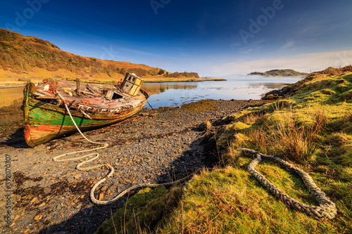 Abandoned Boat on  the Isle of Kerrera photo
