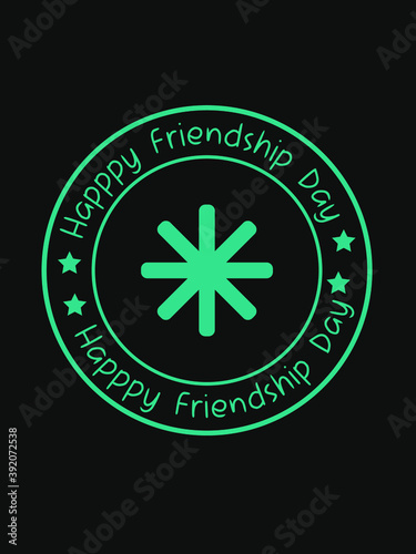 Happy Friendship Day T Shirt Design