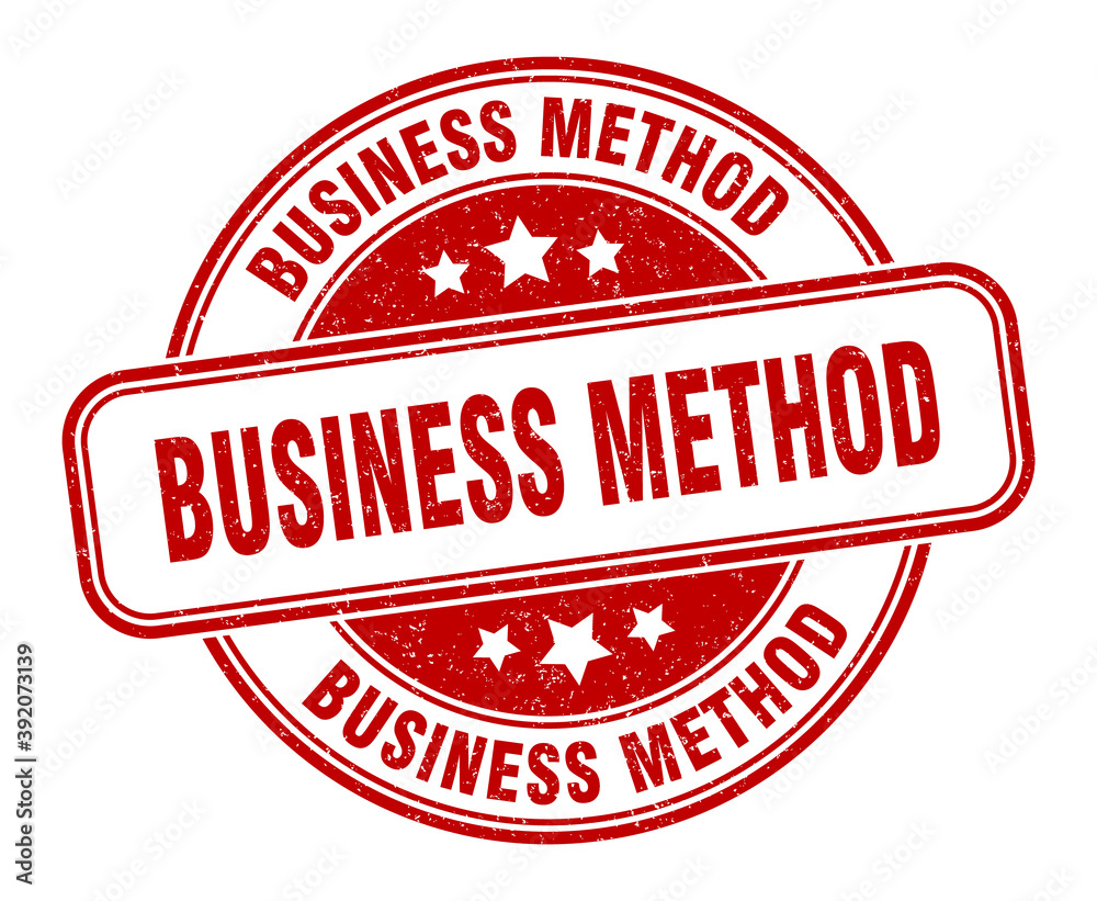 business method stamp. business method label. round grunge sign business method stamp. business method label. round grunge sign