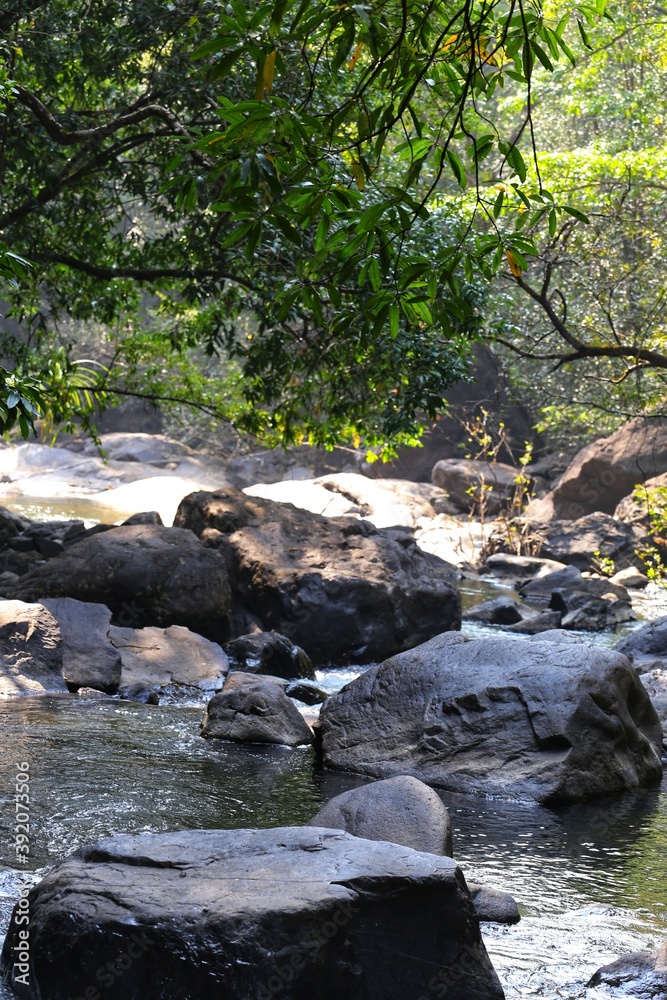 Mountain landscapes of India. State Of Goa.
