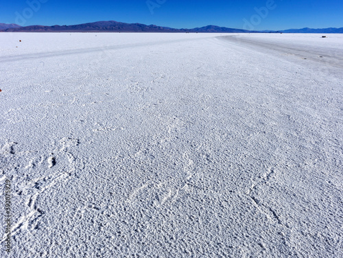 The Salinas Grandes are located in the northwestern part of Argentina, at an average altitude of 3450 meters above sea level. photo