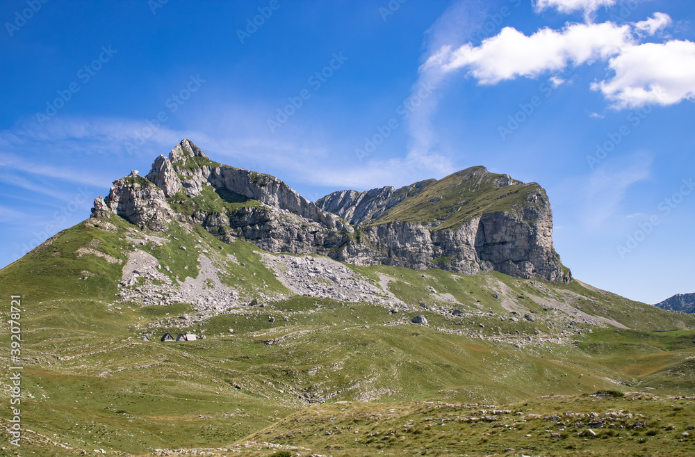Fantastic mountains of Montenegro. Rock 