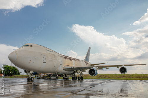 airplane at the airport