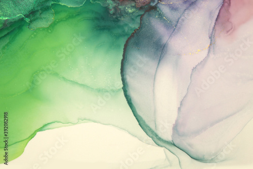 Art Abstract watercolor flow blot painting. Color canvas marble texture background. Alcohol ink.