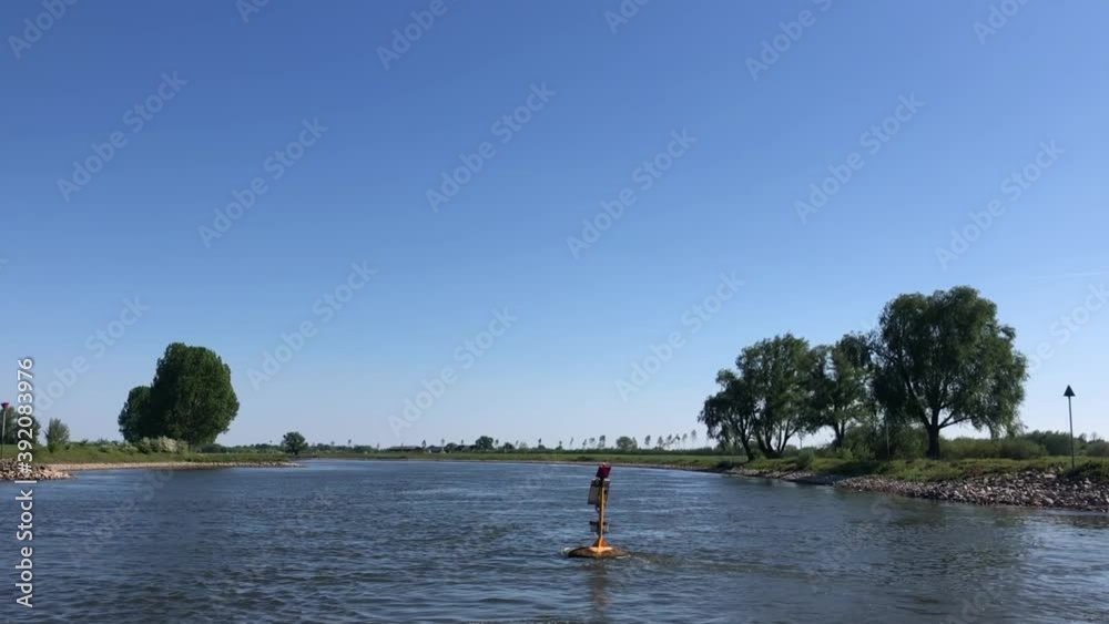 Crossing the IJssel river around Dieren in Gelderland The Netherlands Crossing the IJssel river around Dieren in Gelderland The Netherlands