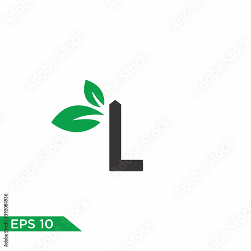 font, logo, letter, leaf, icon, abstract, nature, vector, l, identity, sign, green, illustration, design, template, typography, symbol, lettering, organic, logotype, plant, eco, creative, concept, alp