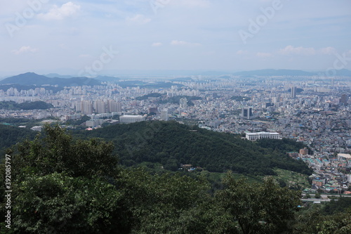 View from Jisan Amusement Park in Gwangju
