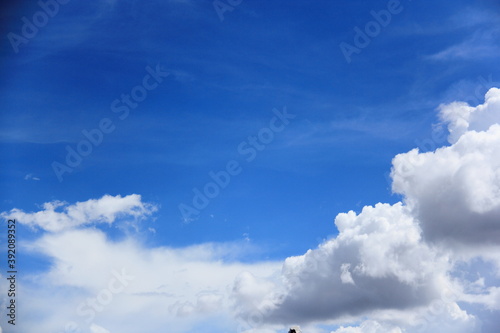 blue sky with clouds