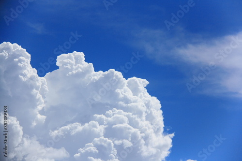 blue sky with clouds