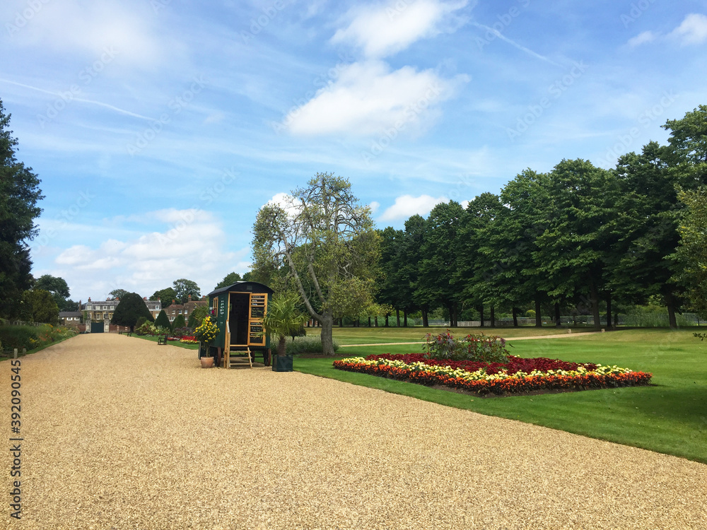 garden of Hampton Court palace in Richmond, London, England, United Kingdom
