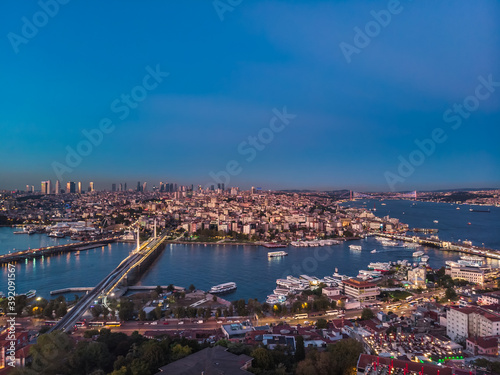 Turkey aerial drone high point view