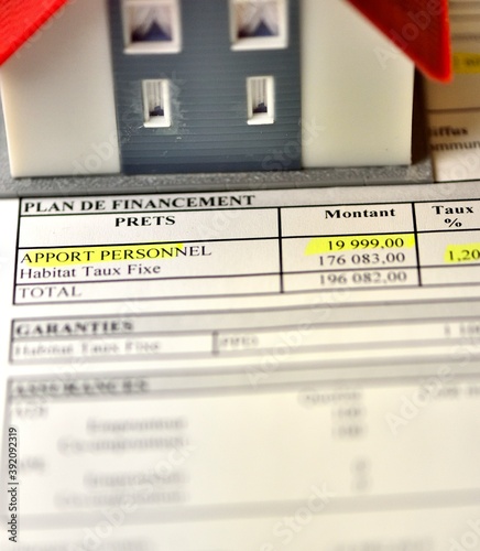 Plan de financement immobilier