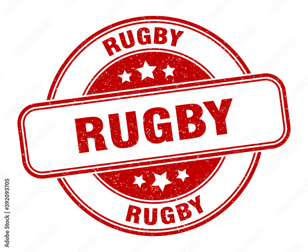 rugby stamp. rugby label. round grunge sign rugby stamp. rugby label. round grunge sign