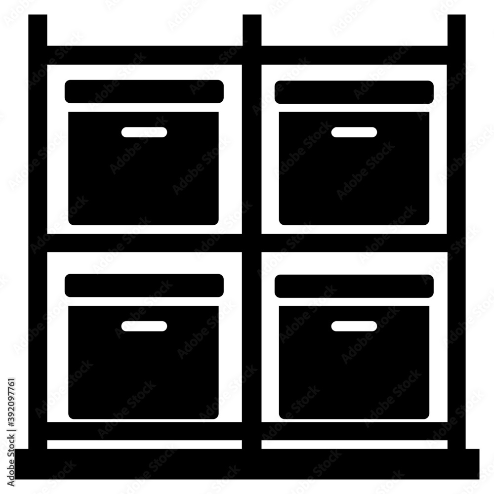 parcels inside racks, parcel rack icon, solid design.
parcels inside racks, parcel rack icon, solid design.