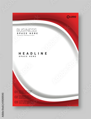 Cover design template corporate business annual report brochure poster company profile catalog magazine