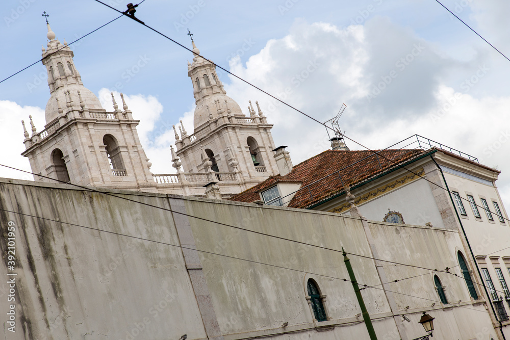 Iglesia de San Vicente o Igreja de Sao Vicente en la ciudad de Lisboa, pais de Portugal