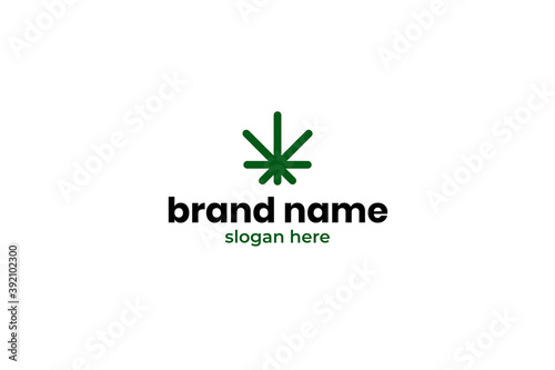 Cannabis shop logo, cannabis logo, marijuana logo, plant logo, medicine logo, drug logo,