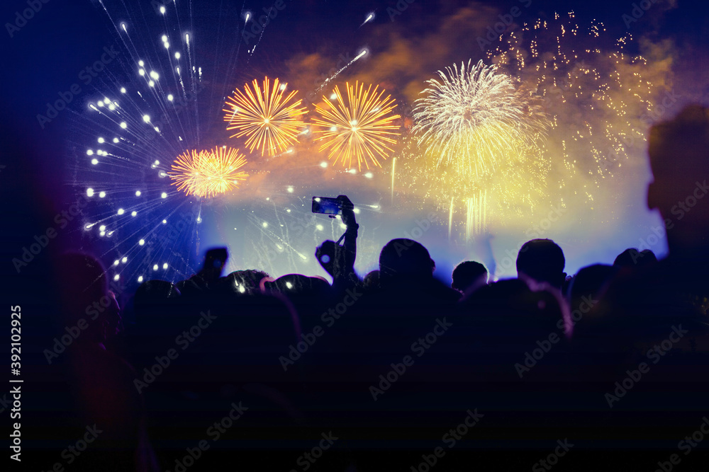 exploding fireworks New Year background exploding fireworks New Year background