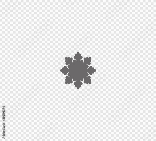 Vector snowflakes set for Christmas design.