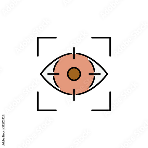 business seo, vision line colored icon. Teamwork at the idea. Signs and symbols can be used for web, logo, mobile app, UI, UX