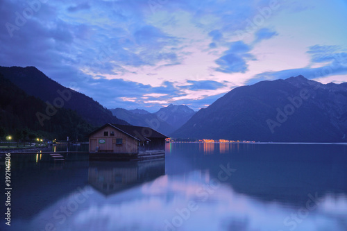 Bootshütte im Aachensee