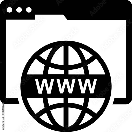 
Domain searching vector in illustration design.

